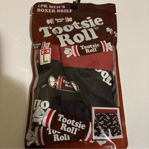 Tootsie Roll "LET'S ROLL" Candy Novelty MEN'S BOXER BRIEF‎ [L 36-38]  NEW